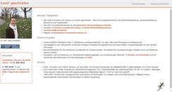 Desktop Screenshot of kunst-geschichten.net
