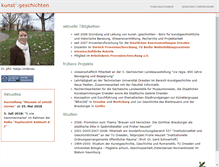 Tablet Screenshot of kunst-geschichten.net